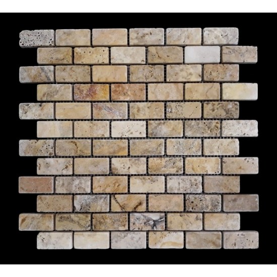 Mozaic din travertin Scabas 30.5x30.5