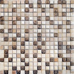 Mozaic pe plasa M/V Gold Beige 30x30