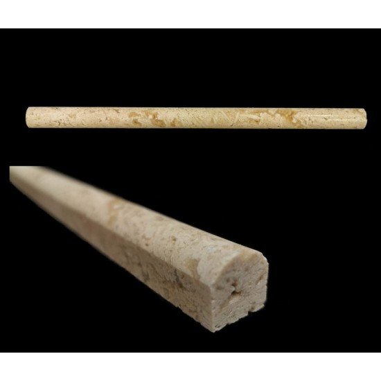 Profil din travertin Classic Bullnose 1.9x30.5