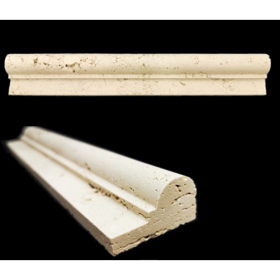 PROFIL DIN TRAVERTIN CLASSIC OJEE 4.8 x 30.5 cm