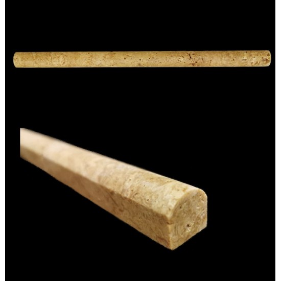 PROFIL DIN TRAVERTIN NOCE BULLNOSE 1.9X30.5