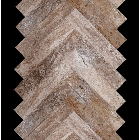 Travertin Noce 12x60 cm